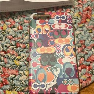 Coach Vibrant Multicolor Logo iPhone 8 Plus Case